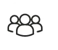 Icono colaboración de equipos
